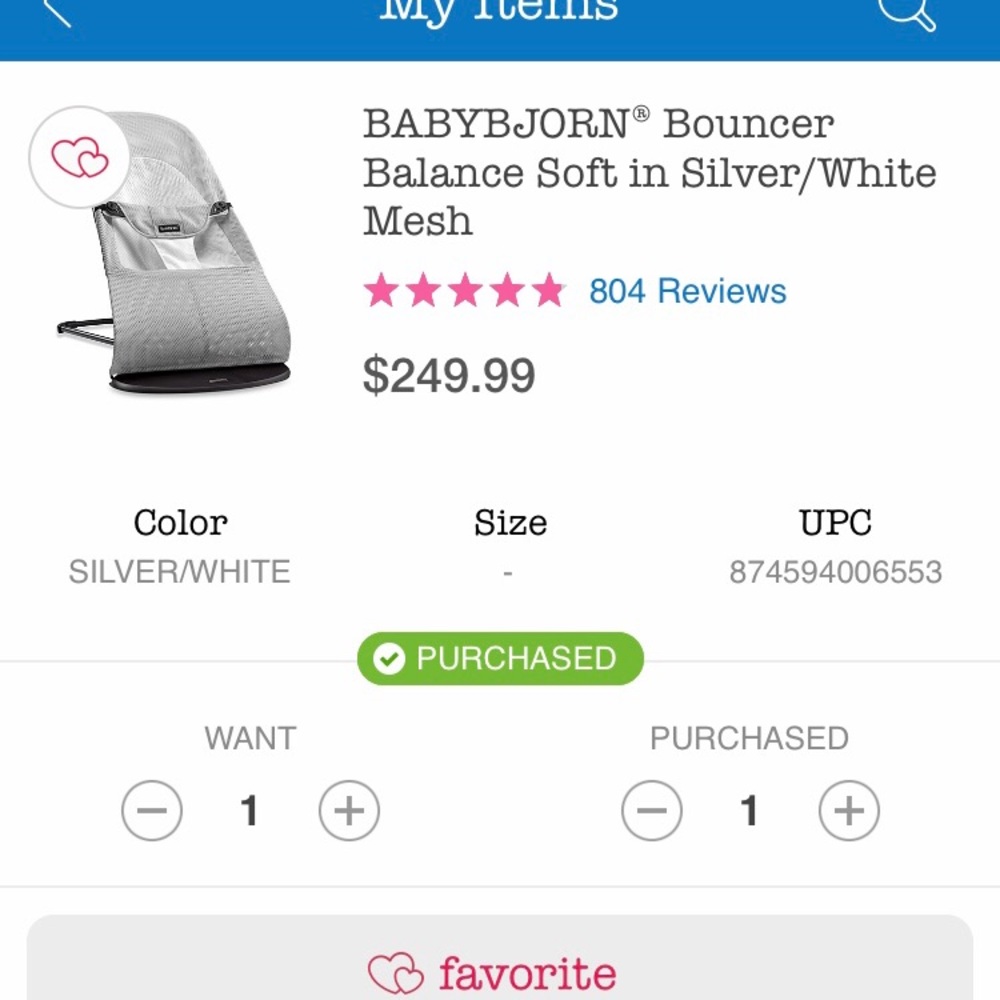 BabyBjorn Bouncer